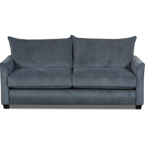 Juniper 80" Sofa in Blue Chenille Fabric